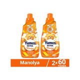 Yumoş Extra Çamaşır Yumuşatıcı 60 Yıkama Manolya 1440 Ml X2 Diğer