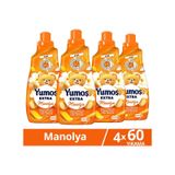 Yumoş Extra Çamaşır Yumuşatıcı 60 Yıkama Manolya 1440 Ml X4 Diğer