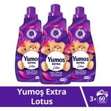Yumoş Extra Çamaşır Yumuşatıcı Lotus ml 1440 ml 60 Yıkama X3 - 1,44 lt