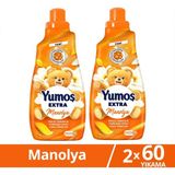 Yumoş Extra Çamaşır Yumuşatıcı Manolya 1440 ml 60 Yıkama X2 - 1,44 lt