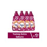 Yumoş Extra Çamaşır Yumuşatıcı Sakura, 1440 ml, 4'lü Set