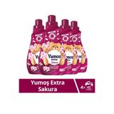Yumoş Extra Konsantre Çamaşır Yumuşatıcı Sakura 1008 ml X4
