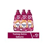 Yumoş Extra Konsantre Çamaşır Yumuşatıcı Sakura1440 Ml 60 Yıkama X3