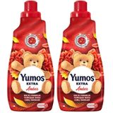 Yumoş Extra Konsantre Çamaşır Yumuşatıcısı Amber 1440 ml (2 paketi)