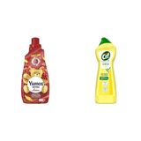 Yumoş Extra Konsantre Çamaşır Yumuşatıcısı Amber 1440 ml(1) Cif Krem Yüzey Temizleyici Limon Kokulu Yağ ve Kireç Sökücü Leke Çıkarıcı 750 ML(3)