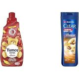 Yumoş Extra Konsantre Çamaşır Yumuşatıcısı Amber 1440 ml(2) Clear Men Kepeğe Karşı Etkili Şampuan Saç Dökülmesine Karşı Kahve Çekirdeği Özü 350 ml(1)