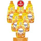 Yumoş Extra Konsantre Çamaşır Yumuşatıcısı Hanımeli 1440 Ml 6 Adet