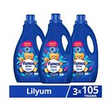 Yumoş Extra Konsantre Çamaşır Yumuşatıcısı Lilyum 105 Yıkama 2520ML X3 - 2,52 lt
