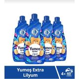 Yumoş Extra Konsantre Çamaşır Yumuşatıcısı Lilyum 1440 ml 60 Yıkama Kalıcı Koku ve Yumuşaklık - 1,44 lt