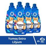 Yumoş Extra Konsantre Çamaşır Yumuşatıcısı Lilyum 1440 ml x4 - 1,44 lt