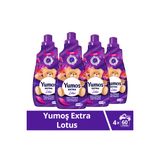 Yumoş Extra Konsantre Çamaşır Yumuşatıcısı Lotus 1440 ml 60 Yıkama x 4