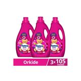 Yumoş Extra Konsantre Çamaşır Yumuşatıcısı Orkide 105 Yıkama 2520ml x3