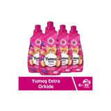 Yumoş Extra Konsantre Çamaşır Yumuşatıcısı Orkide 1440 ml 60 Yıkama x 4