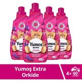 Yumoş Extra Konsantre Çamaşır Yumuşatıcısı Orkide 1440 ml x4 - 1,44 lt