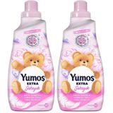 Yumoş Extra Konsantre Çamaşır Yumuşatıcısı Şakayık 1440 ml (2 paketi)