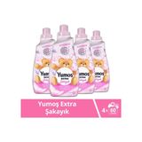Yumoş Extra Konsantre Çamaşır Yumuşatıcısı Şakayık 1440 ml 60 Yıkama x 4