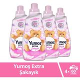 Yumoş Extra Konsantre Çamaşır Yumuşatıcısı Şakayık 1440 ml x4 - 1,44 lt