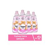 Yumoş Extra Konsantre Çamaşır Yumuşatıcısı Şakayık 1440 X 4 Adet