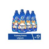 Yumoş Extra Konsantre Çamaşır Yumuşatıcısı'lilyum 1440 Ml 60 Yıkama 4 Adet