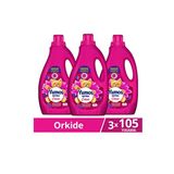 Yumoş Extra Konsantre Orkide 2520 Ml 105 Yıkama X 3 Adet