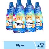 Yumoş Extra Konsantre Yumuşatıcı Lilyum 1440 ml 4 Adet Yüksek Emicilik ve Kolay Kullanım - Standart