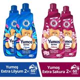 Yumoş Extra Konsantre Yumuşatıcı SAKURA1440 Mlx2 Yumoş Extra Konsantre Yumuşatıcı Lilyum 1440 Mlx2