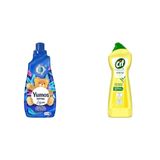 Yumoş Extra Lilyum 60 Yıkama Konsantre Çamaşır Yumuşatıcısı (1 x 1440 ml)(1) Cif Krem Yüzey Temizleyici Limon Kokulu Yağ ve Kireç Sökücü Leke Çıkarıcı 750 ML(3)