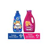 Yumoş Extra Lilyum Konsantre Çamaşır Yumuşatıcı 1440 Ml + Hassas Giysiler İçin Deterjan 2500 Ml.