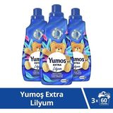 Yumoş Extra Lilyum Konsantre Çamaşır Yumuşatıcı 1440 ml Soft Koku 60 Yıkama Avantajlı Set - 1,44 lt