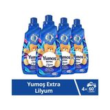 Yumoş Extra Lilyum Konsantre Çamaşır Yumuşatıcı 1440 Ml X 4 Adet 60 Yıkama Yumoş Lilyum 1440