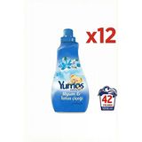 Yumoş Extra Lilyum Ve Lotus Çiçeği Konsantre Çamaşır Yumuşatıcısı 1008 Ml 42 Yıkama X12 Adet 1 Koli