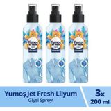 YUMOŞ JET FRESH GİYSİ SPREYİ LİLYUM 200 ML 3 ADET