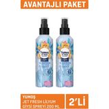 Yumoş Jet Fresh Lilyum Giysi Spreyi 2X200 Ml 4 Adet
