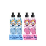 Yumoş Jet Fresh Orkide 2 x 200 ML + Jet Fresh Lilyum Giysi Spreyi 2x200 ML
