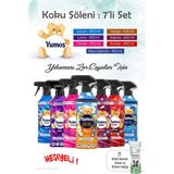 Yumoş Koku Şöleni 7'li Set, Yıkanması Zor Eşyalar Sprey ve Rosıe - 430 ml