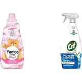 Yumoş Konsantre Çamaşır Yumuşatıcısı Şakayık 1440 Ml(1) Cif Power Cleanboost Sprey Temizleyici Banyo Için Temizleyici ve Kireç Çözücü 750 Ml(3) - 0,25 gr