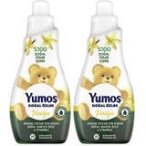 Yumoş Konsantre Çamaşır Yumuşatıcısı Vanilya 1200 ml 50 Yıkama 1 Adet (2 paketi)