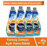 Yumoş Konsantre Uzman Açık Hava Etkisi Konsantre Yumuşatıcı 1200 ml X4 - 1 lt