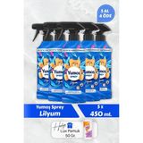Yumoş Lilyum Sprey5'li 450 ml + Pamuk