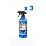 Yumoş Oda ve Giysi Spreyi, 450 ml x 3, Lilyum Kokusu, Koku Giderici ve Hava Temizleyici