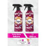 Yumoş Sakura Sprey Koku 2 Adet, Pamuk Hediyeli