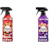 Yumoş Seti | Sprey Yıkanması Zor Eşyalar İçin Giysi Spreyi Amber 450 ml x1 + Ev veTekstil Spreyi Lotus Yıkanması Zor Eşyalar İçin 450 ml x1