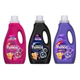 Yumoş Sıvı Deterjan 1500 ml Renkliler-Siyahlar-Tüm Renkliler 3 lü Set