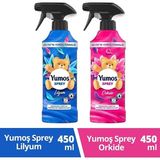 Yumoş Sprey Lilyum ve Orkide 450 ml Yıkanması Zor Giysiler İçin Derinlemesine Temizlik - 1 lt