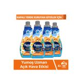 Yumoş Uzman Açık Hava Etkisi Konsantre Yumuşatıcı, 1200 ml x 4 Adet