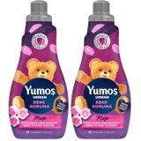 Yumoş Uzman Konsantre Çamaşır Yumuşatıcısı Renk Koruma 50 Yıkama (1 x 1200 ml) (2 paketi)