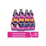 Yumoş Uzman Konsantre Çamaşır Yumuşatıcısı Renk Koruma Kalıcı Koku 50 Yıkama 1200 ml X4