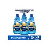 Yumoş Yumoş Açık Hava Etkisi Konsantre Çamaşır Yumuşatıcısı Mavi Gelincik 1440 Ml 60 Yıkama X3