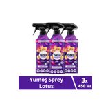 Yumoş Yumoş Ev veTekstil Spreyi Lotus Yıkanması Zor Eşyalar İçin 450 ml x3
