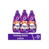 Yumoş Yumoş Extra Çamaşır Yumuşatıcı Lotus Ml 1440 Ml 60 Yıkama X3